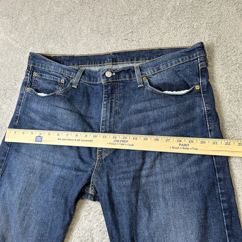 Levi's 505 Regular Fit Straight Jeans Men's Size W 40 X L 30 Blue Denim 5-Pocket